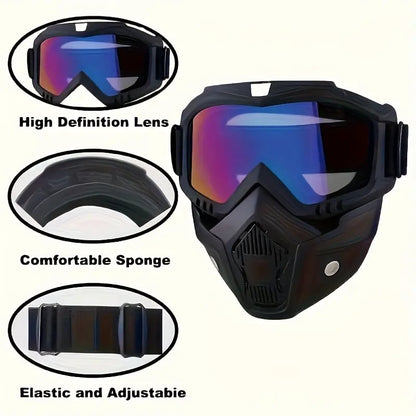 🔥LAST DAY SALE 49% OFF - ✨🛠️Detachable Full Face Goggle Mask