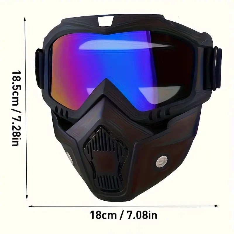 🔥LAST DAY SALE 49% OFF - ✨🛠️Detachable Full Face Goggle Mask